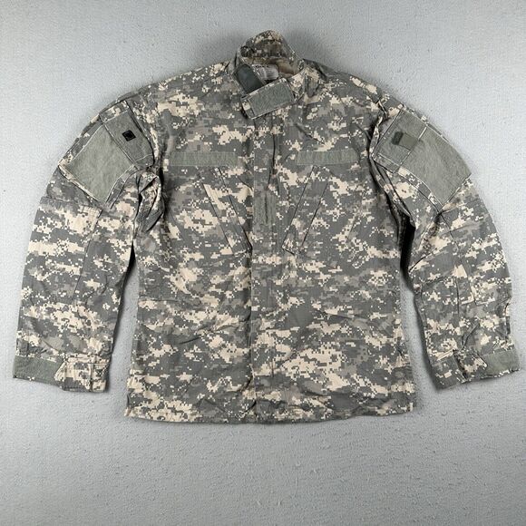 US Military ACU Army Combat Uniform Coat Shirt UCP Digital Camo Top Small Reg - Picture 1 of 16